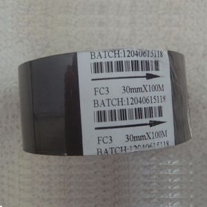 30mm * 100m Black hot stamping foil for coding machine