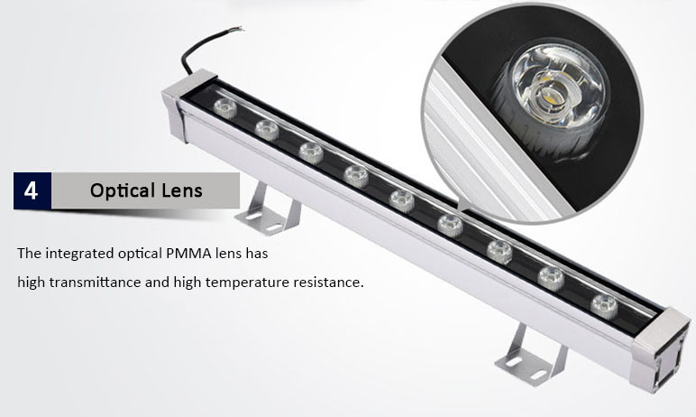 0.3m 0.5m 1m Wall Wash Recessed Lighting , AC 85-265v Outdoor Wall Wash Lighting
