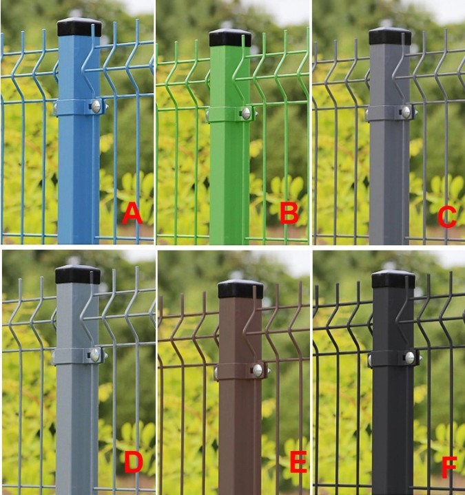 Farm Security 3.5mm Welded Curved Mesh Fence Powder Coated