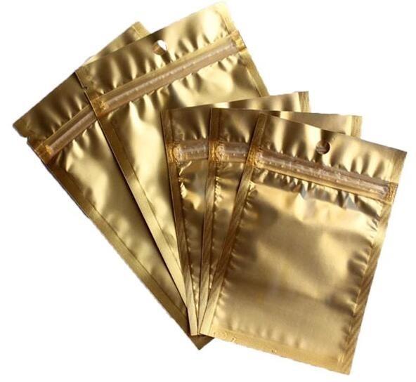 Foil bags, Semi-Clear Window Hang-Hole Stand-Up K Pouch, Aluminum Packaging Bags