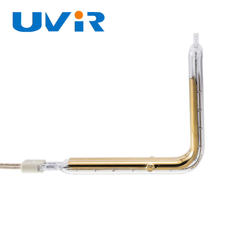 Plastic Welding Gold Plated Infrared Heating Tube Double Element
