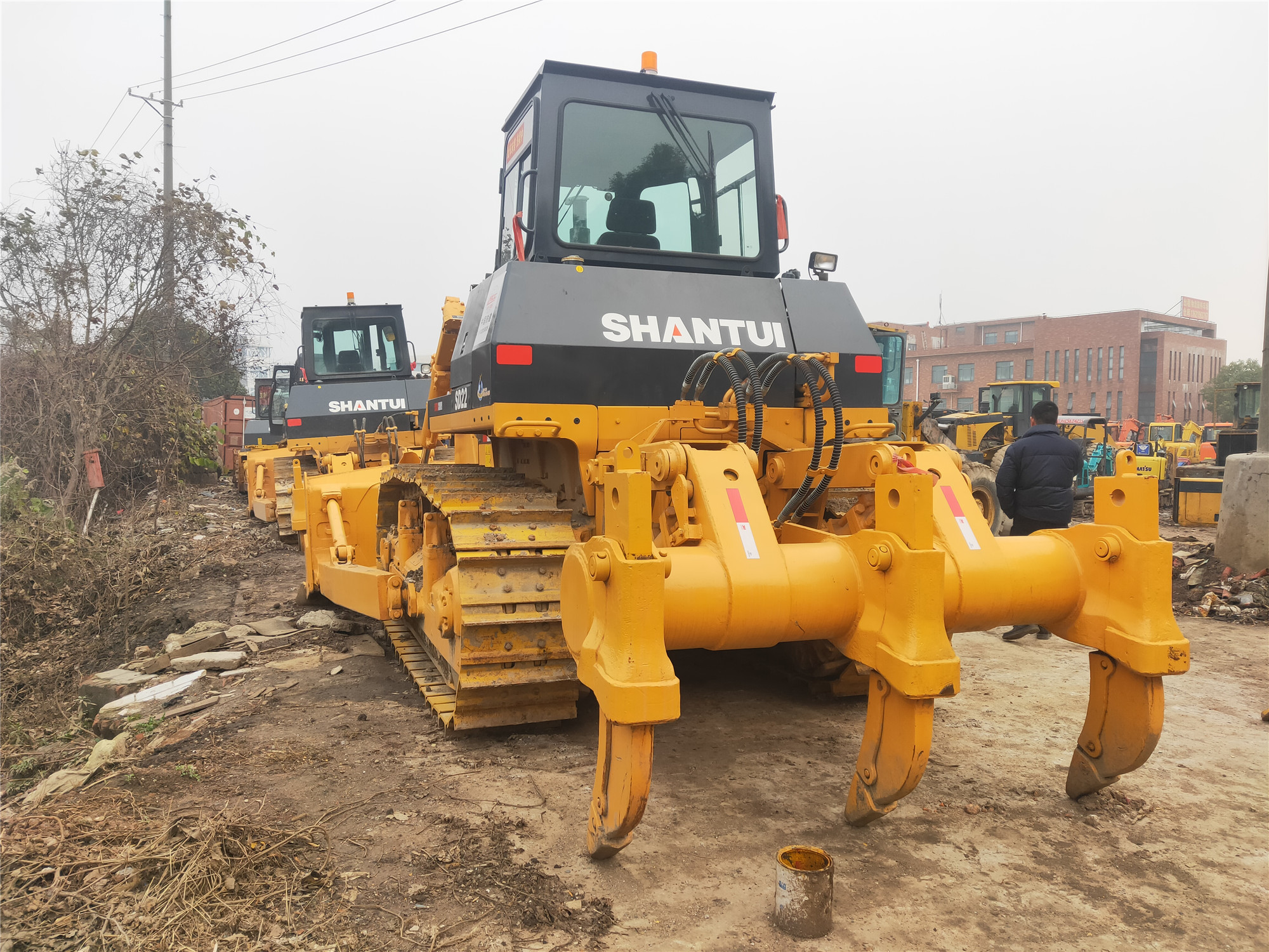162kw Second Hand Dozer Bulldozer Shantui SD22 For Engineering