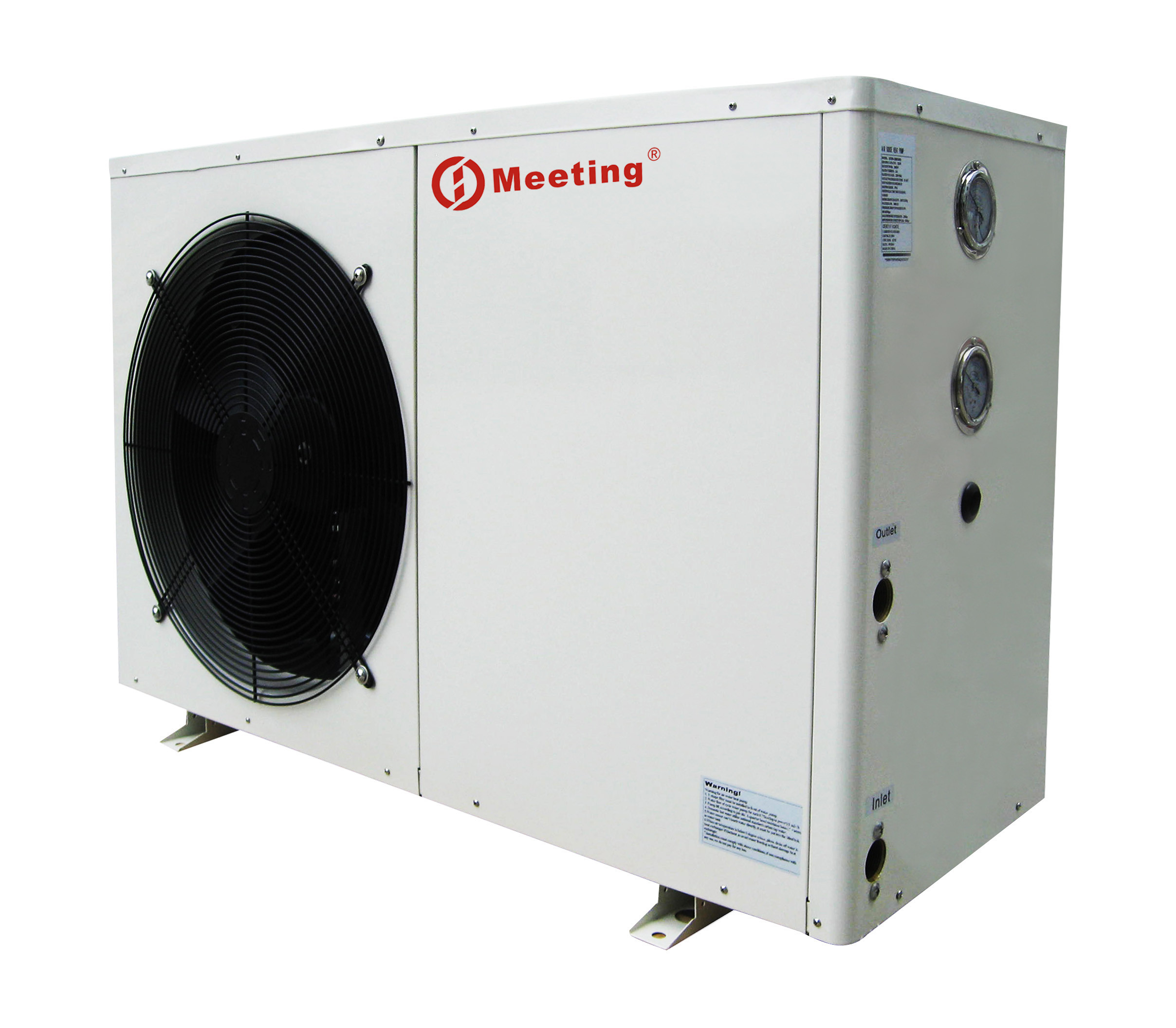 Meeting R32 220V 380V 50Hz SPA fast heating systems inflatable swimming pool mini compact heat pump CE