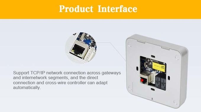 Ethernet Port 13.56mhz QR Code Reader Access Control IC Smart Card RFID Reader For Turnstile Or Elevator