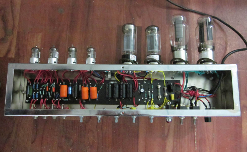 Custom Grand 57 Twin Hand-Wired Tweed Guitar Amplifier Head
