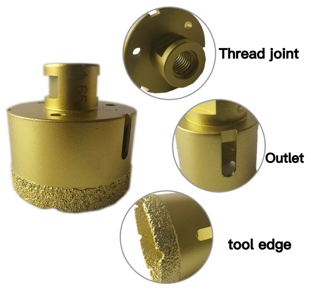 Dry or Wet Drilling Marble Hole Cutter Drill Bits for Porcelain,Ceramic,Granite etc.