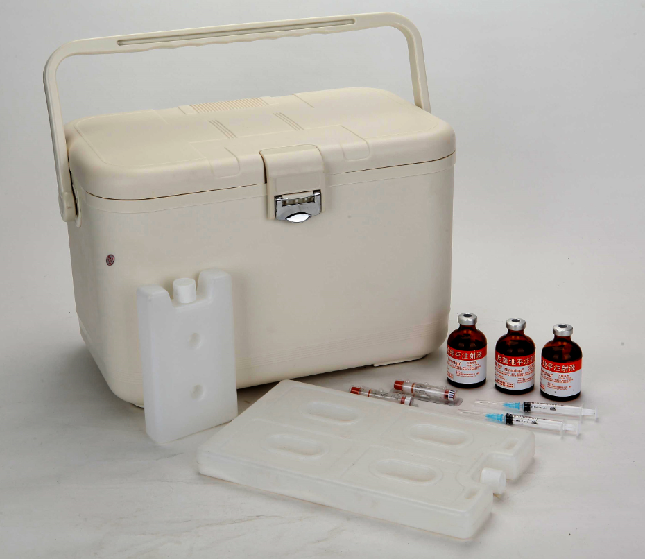 Rolling Incubator Cold Chain Container Outdoor Entertainment Ice Box 14l For Vaccine
