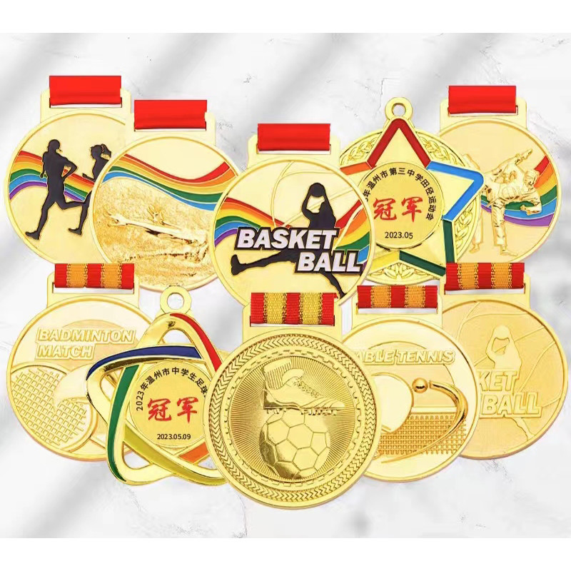 Letterpress Printing Custom Football Medals Generic Laser Engraving Martial Arts Judo Medals