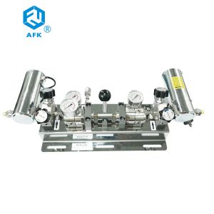 Double Side Gas Changeover Manifold Automatic Switching Heating Pressure