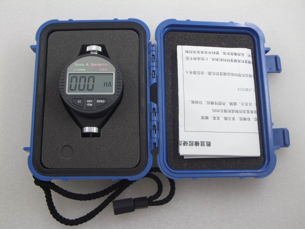 Soft rubber Hardness Tester, Plastic Hardness Tester, Digital Portable Shore Durometer HT-6520A