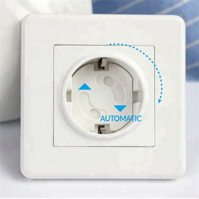 White Color Child Safety Plug Socket Covers Solid ABS Material Eco - Friendly