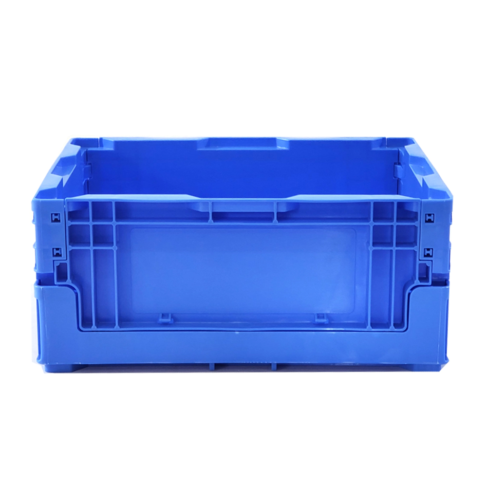 Small Industrial Warehouse Shipping Plastic Foldable Crate Customized Color Stackable