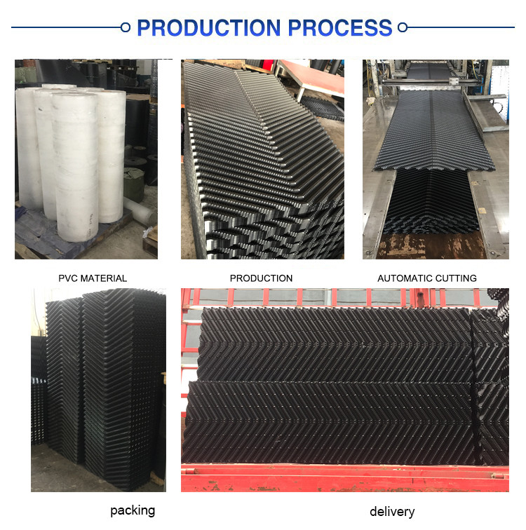Splash fill counter flow cooling tower film fill splash counter flow cooling tower