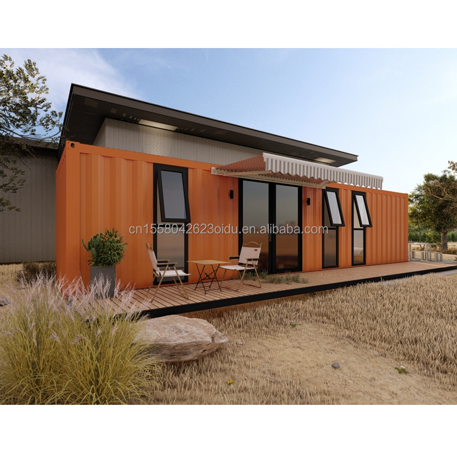 Galvanized Steel Square Tubes Main Structure Outdoor Modern Steel Modular Expandable 20ft/40ft Portable Container House