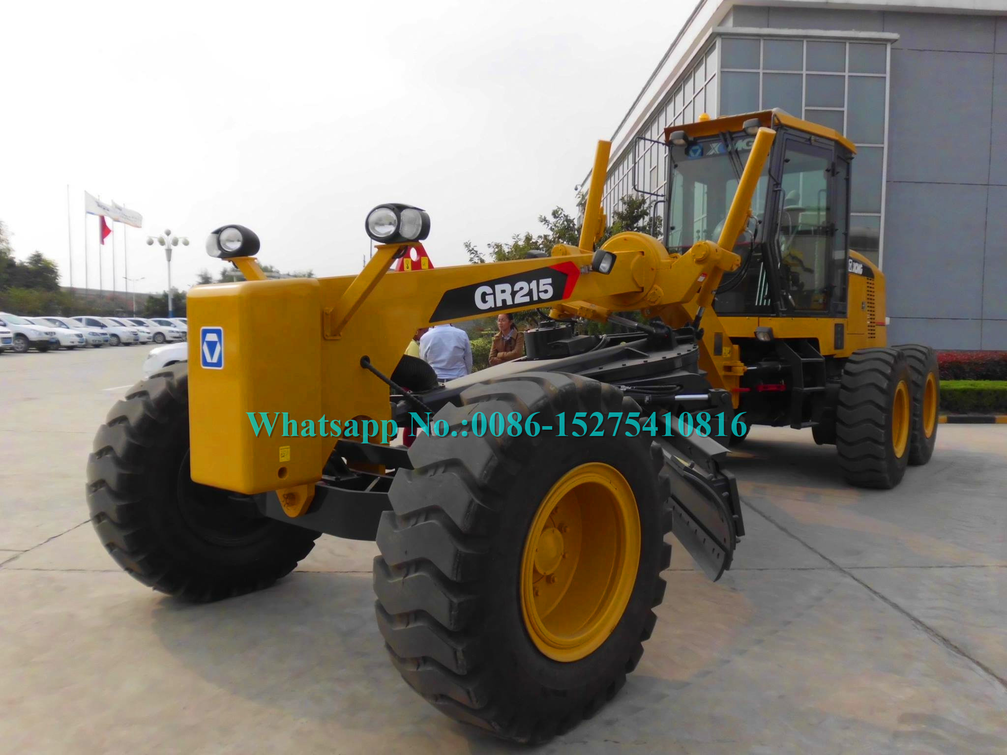 Yellow Road Construction Machinery XCMG GR215 GR2153 Compact Motor Grader