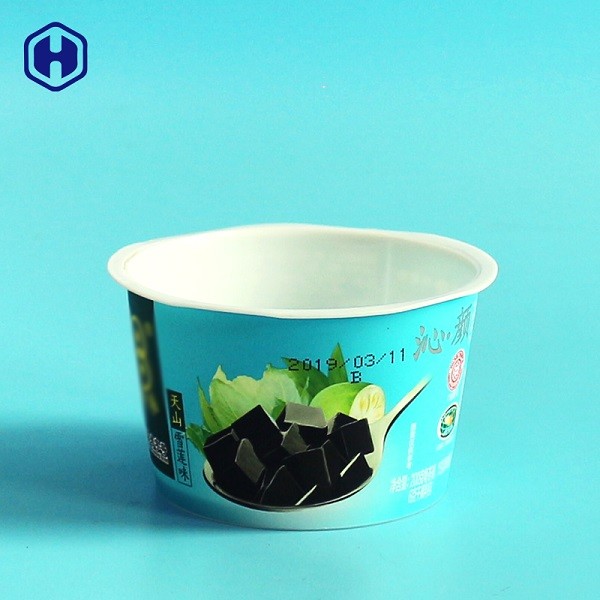 Canned Food Plastic Dessert Cups Sturdy Microwavable Heat Resistant