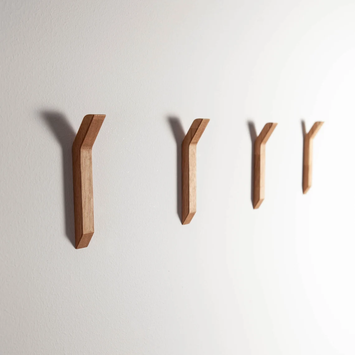 Coat Hook Wall Mount Oak Wood Wall Storage Kitchen Hook Decorative Wall Hooks Modern Home Decor Gift House Decor