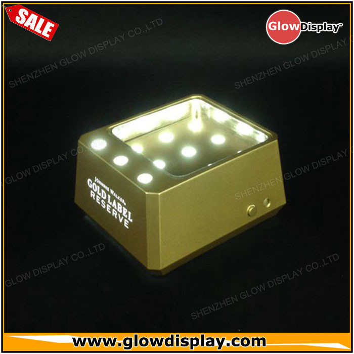 Johnnie Walker Gold Label Reserve bottle glorifier led light base bottle display