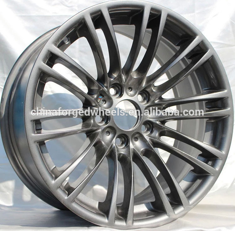 1 - piece Forged WheelsCar Rims for BMW M3/ Gun Metal Customized 19 Alloy Rims 5x120