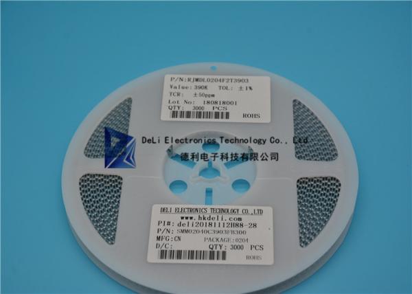 SMM02040C3903FB300 MELF 0204 390k Ohm Resistor , Anti Sulfur Automotive Ballast
