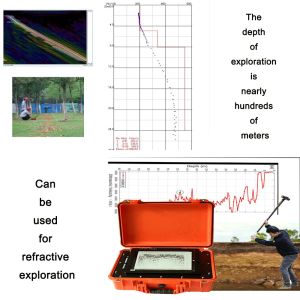 Engineering Seismograph with 50m to 100m Depth 38hz Frequency and 50/40mm