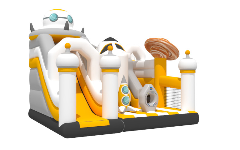 OEM Kids Planet Inflatable Combos Sports Enthusiast Small Bounce House With Slides