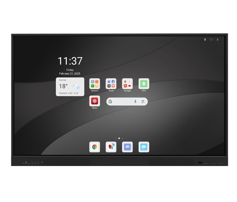 High-end Android (16+256GB) 75 inch Interactive Flat Panel Support dual system