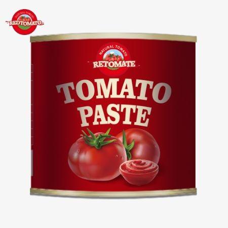 4500g Canned Tomato Paste Meets ISO HACCP And BRC Standards, As Well As FDA