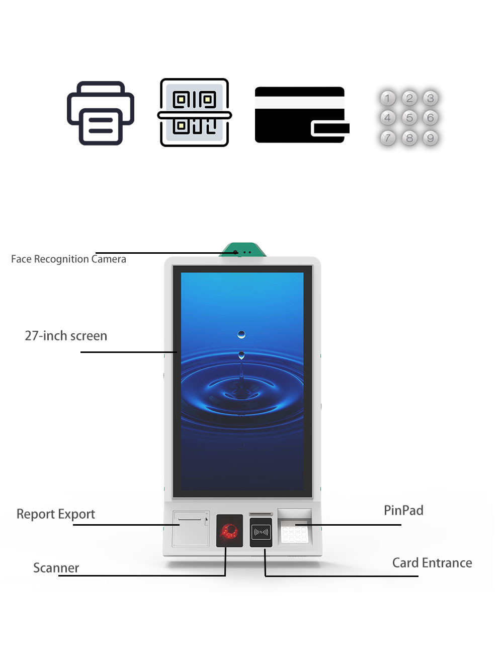 Cash Entrance Cash Payment Kiosk Hospital Hotel Bill Payment Kiosk