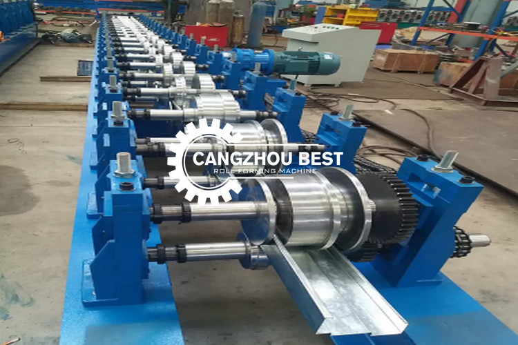 Aluminium Steel Rolling Door Roll Forming Machine PLC Control System
