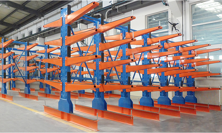 Corrosion Resistant Cantilever Rack for High Capacity Pallet Tube Pipe Sheet Storage