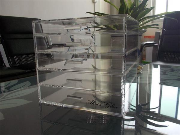 acrylic makeup organizer display/ acrylic cosmetic display box