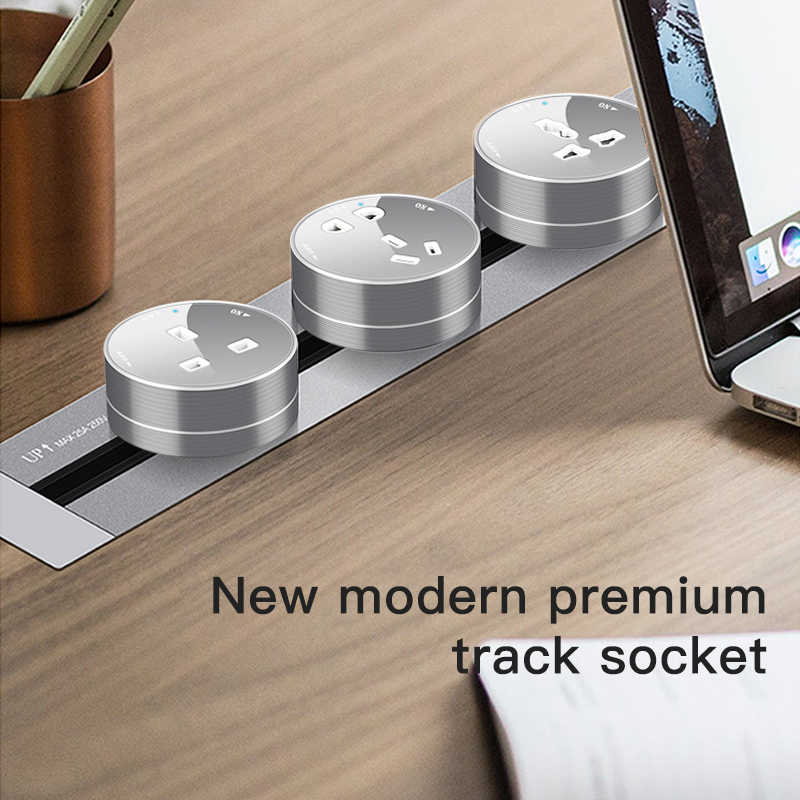 Multi Removable Socket With Overload Protect Lamp Usb Adapter Highquality UK US DE AU Standard Wall Socket With Usb Gold