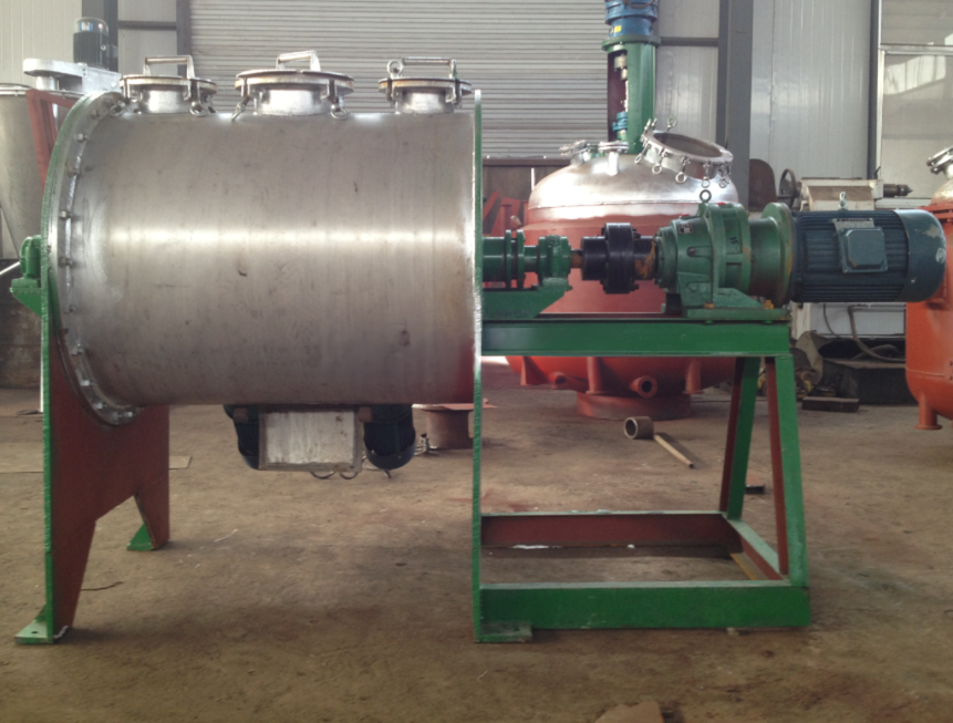 SUS304L Motorized Horizontal Colter Mixer with Fly Cutter and Motor Drive