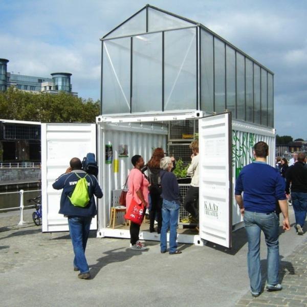 20FT Sea Shipping Container Farm Hydroponic Fodder Container for Vegetable