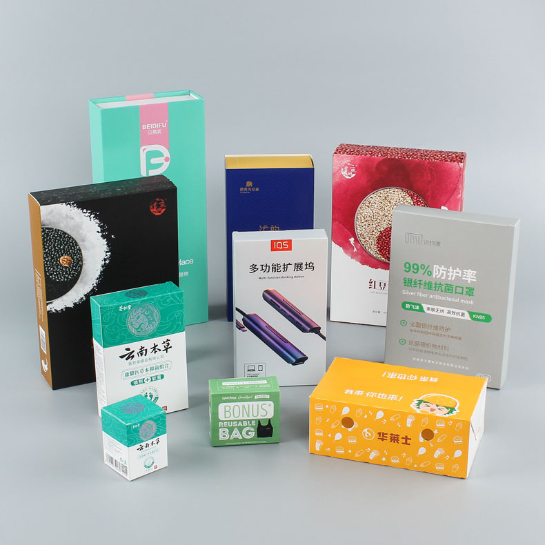 Others Box Type Paper Packaging for Custom Recycled Cosmetic Skincare Medicine and Perfume