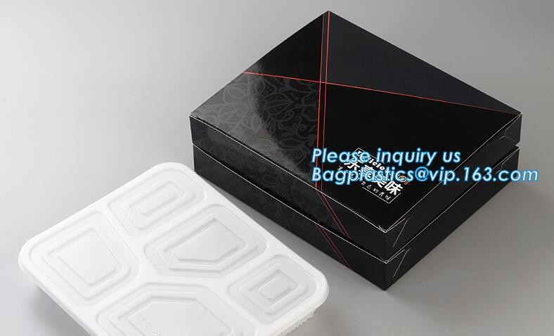 Cheap Cardboard foldable kraft paper lunch box with window,Lunch noodle fast food kraft paper box by customized logo pri