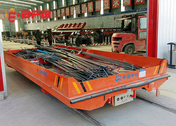 Storage Explosion Proof Battery Transfer Cart Self Driven For Building Material Moving