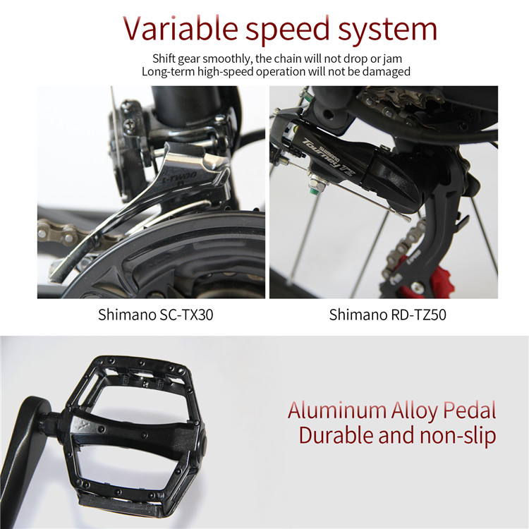 48V Full Suspension Electric Mountain Bike Multifuntional 6061 Alu Alloy Frame