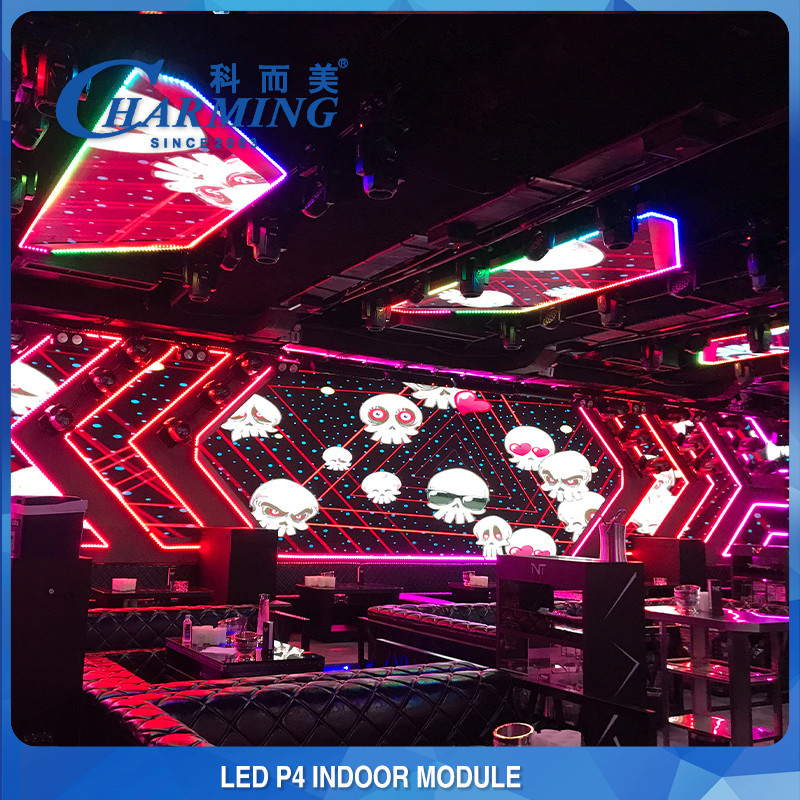 HD P2 P2.5 P3 P4 P5 Video 3D Led Screen Indoor KTV Room Electronic Advertising Board Led Display Module For Banquet Performance