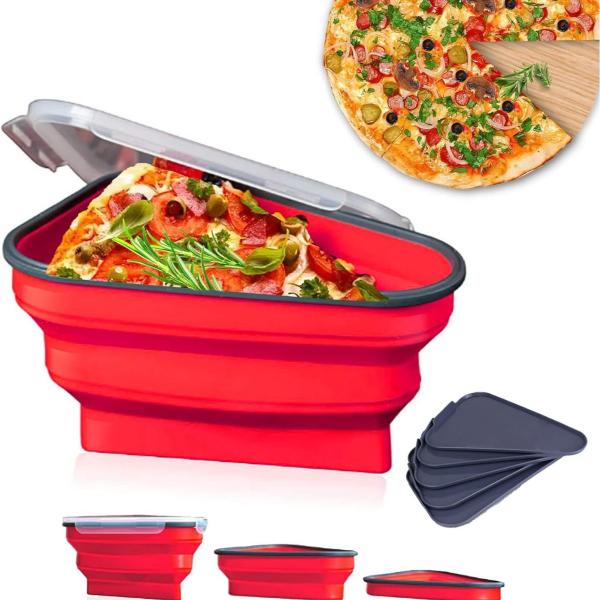 The Perfect Pizza, Reusable Pizza Storage Container, Serving Trays, Free