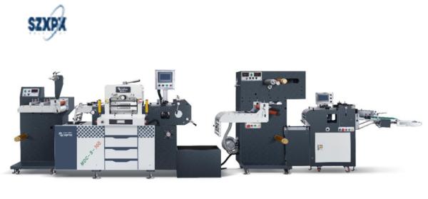 PLC Control Barcode Label Die Cutting Machine High Efficiency For Paper /