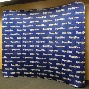  Reusable Trade Show Banner Stand Single Double Sided Fabric Printing EZ Tube Manufactures
