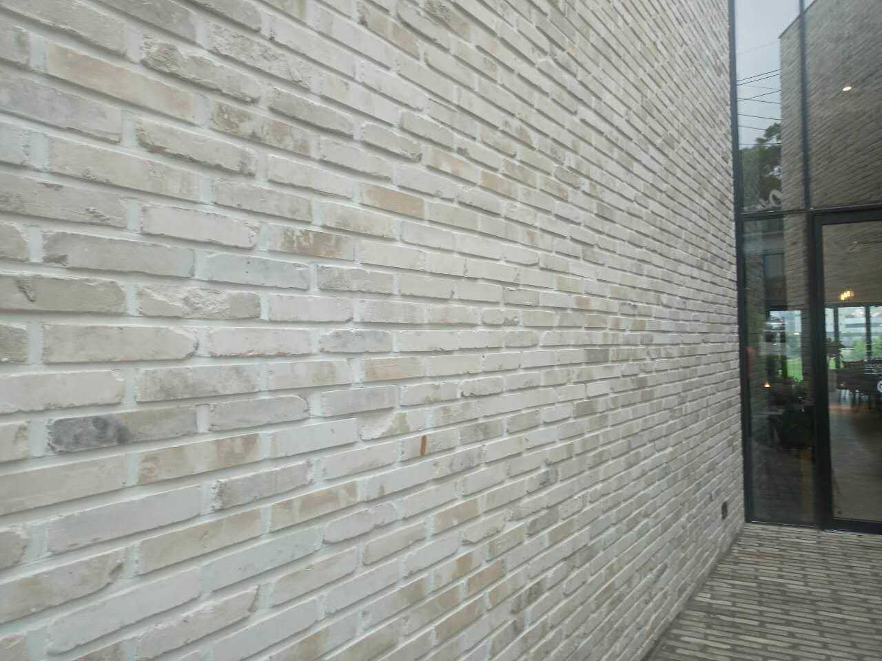 Old Reclaimed Bricks For Building Wall Decoration With Antique White Color