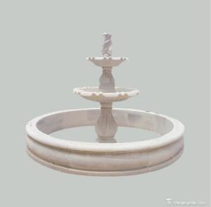  3 tier outdoor garden marble water fountain stone pool Manufactures