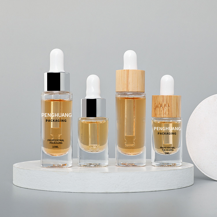 5ml 10ml 15ml 30ml glass serum for skincare packaging glass bottle face care glass oil dropper