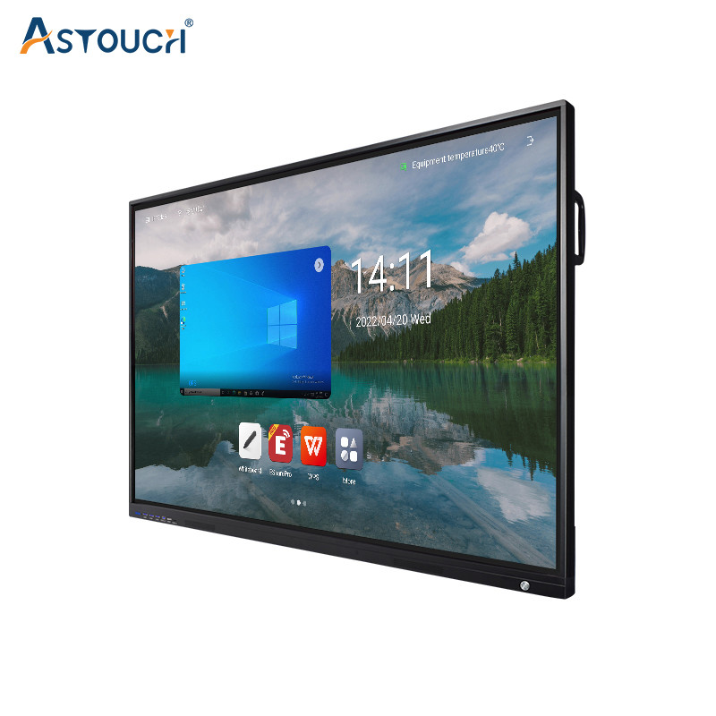 4K 75 Inch Interactive Smart Board For Education Commercial Meeting