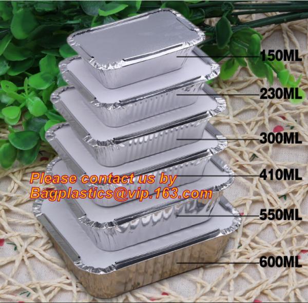 Disposable Aluminium Foil Tray, Container for Food Packaging, foil lunch box,