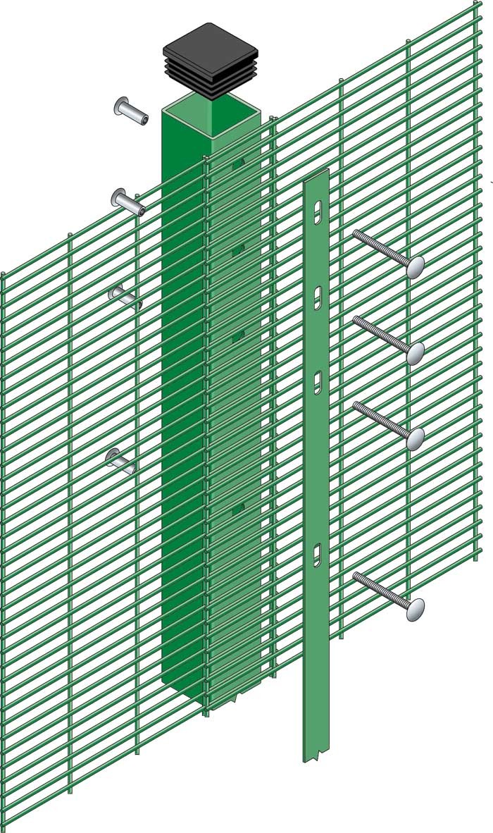 2022 NEW Prison Anti Climb Clearvu Fencing 358 Security Fence