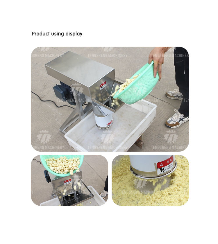 Small Vertical Garlic Mincing Machine Small Commercial Electric Smashing Machine